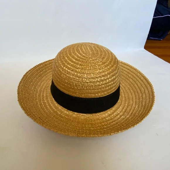 Carolina Amato Straw Hat One Size display picture 1